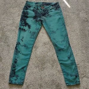 Tye dye American eagle jeans
